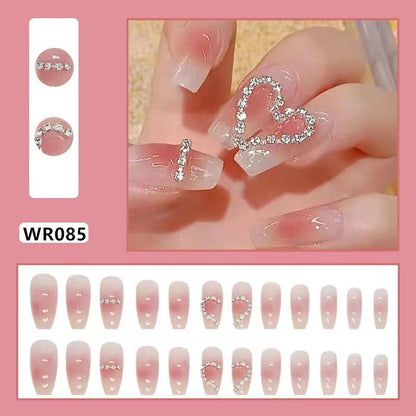 sengpan Blooming Gradient Piece Removable Finished Wear Nail Art