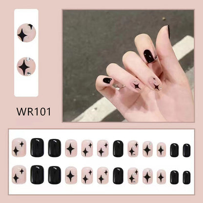 sengpan Blooming Gradient Piece Removable Finished Wear Nail Art