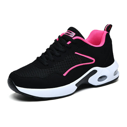 New Shoes Women's New Black Mesh Women's Shoes Mesh Surface Shoes Lady Mom Sneaker Breathable Casual Foreign Trade Style