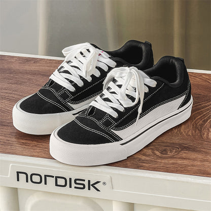 Spring  New Design Sense Low-Top Canvas Shoes Men's and Women's Ins Trendy All-Matching Hong Kong Style Casual Sneakers for Students