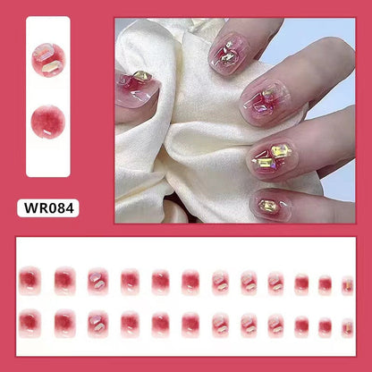 sengpan Blooming Gradient Piece Removable Finished Wear Nail Art