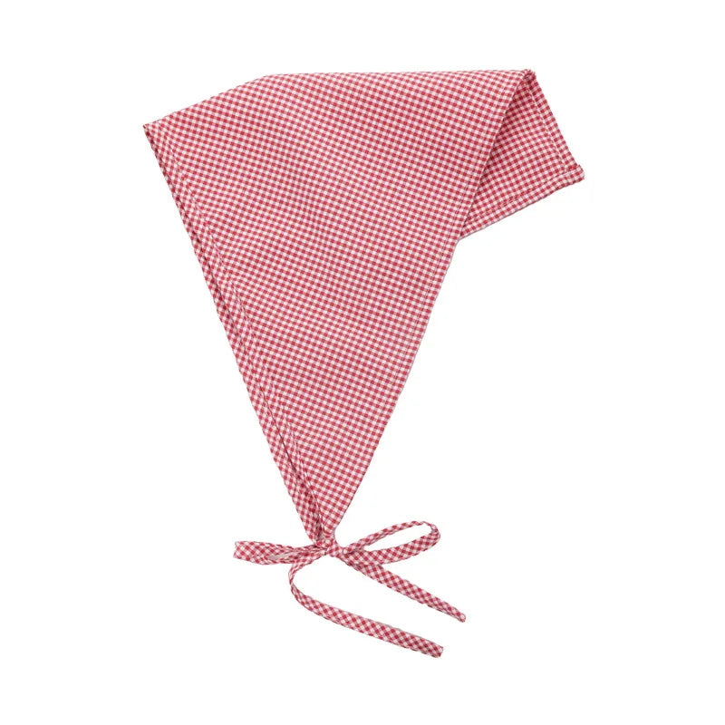 sengpan New Pastoral Style Bandana Headband Women's Triangle Headscarf Hair Bands Spring Summer Girl Fashion Decoration Ties Hair Scarf