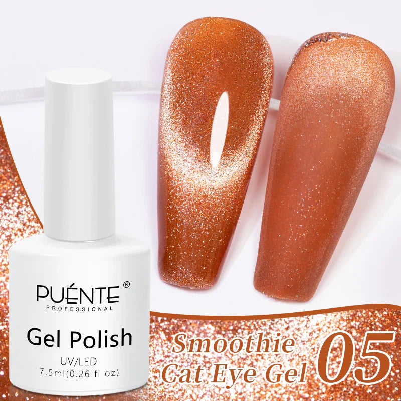 sengpan Sparkling Summer Glitter Sequins Gel Nail Polish 5ML Cream Puff Gel Soak Off UV Nail Gel Semi-permanent Varnish For Manicure