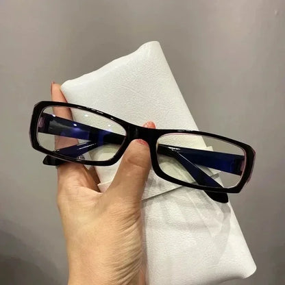 sengpan Japanese Korean Small Square Frame Glasses Women Retro Harajuku Eyeglasses Clear Reading Spectacle Blue Light Blocking Eyewears