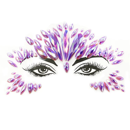 sengpan Rhinestones for Face Glitter for Face Stickers on Face Temporary Tattoos for Women Temporary Tattoos Fake Tattoo Tattoo Sticker