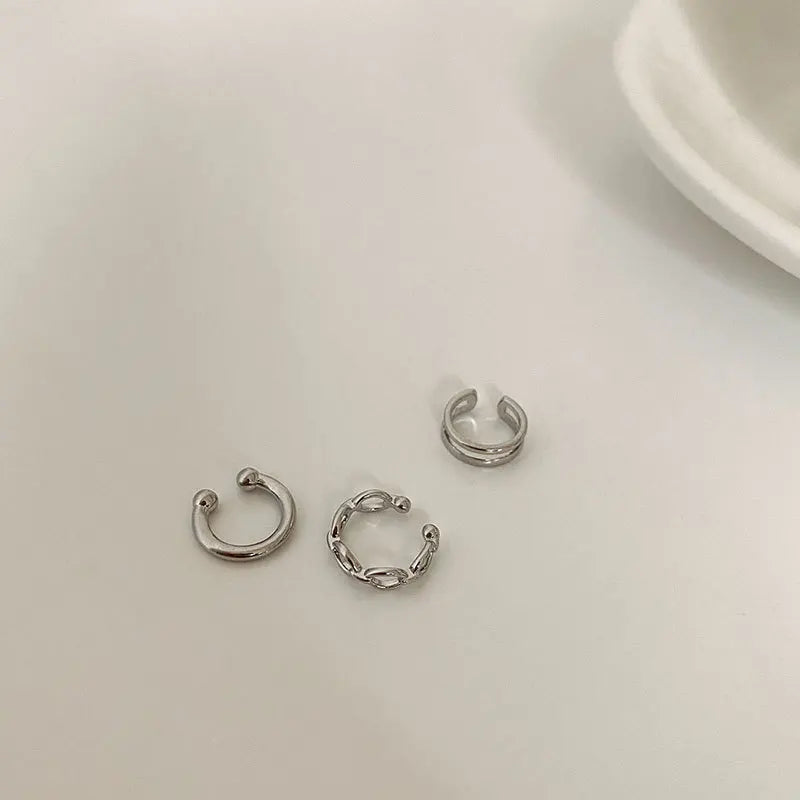 Lianfudai Delicate Zircon Cute Clip Earrings Female Buckle Ear Cuff No Piercings Fake Cartilage Ear for Women 2024 Fashion Jewelry