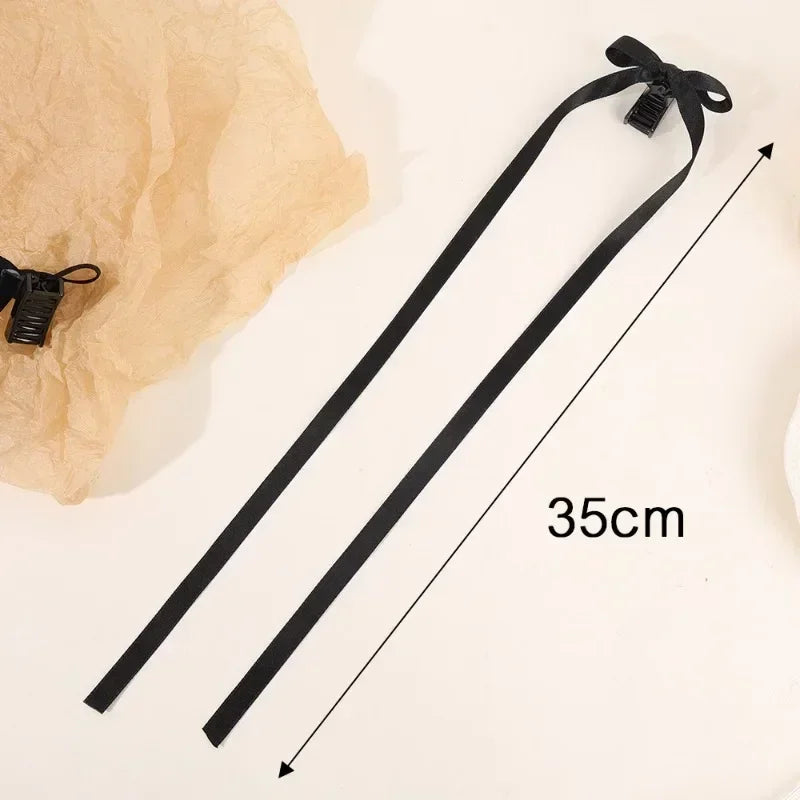 Dospita 6PCS New Summer Korean Ribbon Bow Small Hairpin Cute Girl Mini Grab Clip Bow Knot Braiding Woman Hair Accessories