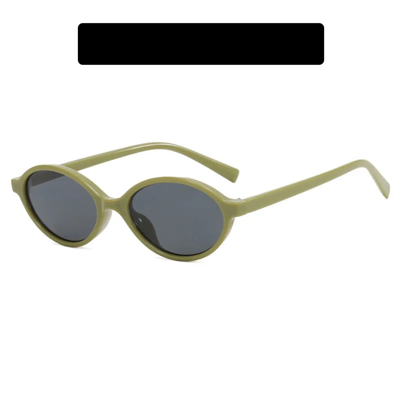 sengpan Vintage Oval Sunglasses 2024 Men Luxury Brand Designer Small Oval Sun Glasses Retro Fashion Women Sun Glasses Oculus