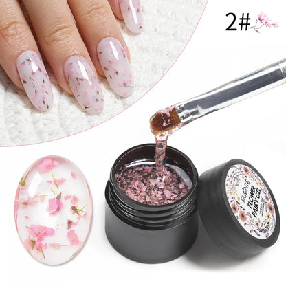 sengpan Sparkling Summer Glitter Sequins Gel Nail Polish 5ML Cream Puff Gel Soak Off UV Nail Gel Semi-permanent Varnish For Manicure