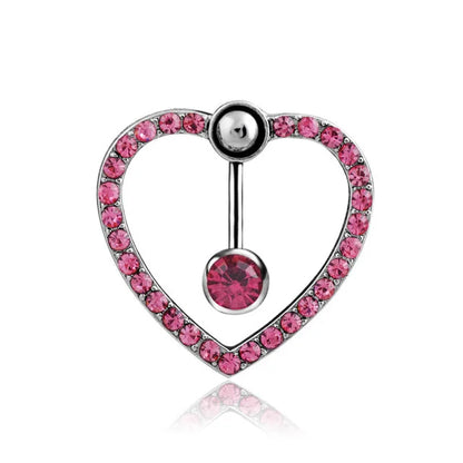 sengpan Romantic Pink Belly Piercing Buckle Umbilical Nail Cat Head Dragonfly Pistol Butterfly Belly Button Rings Piercing Jewelry