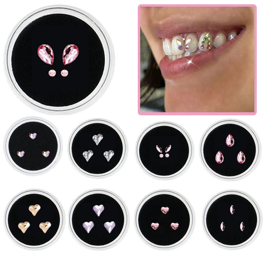 sengpan Dental Teeth Gems Tooth Jewelry Crystal Decoration Strass Dentaire Fashion Cute Charming Tooth Ornaments Acrylic