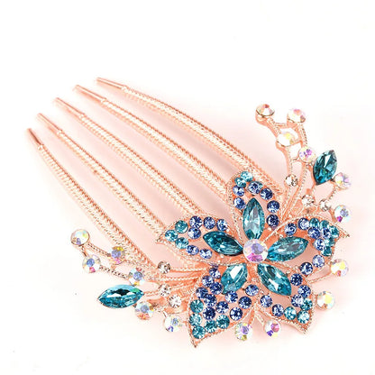 sengpan Women Bridal Rhinestone Hair Combs Clips Wedding Hair Accessories Hair Pin Bride Barrette Hair Tiara Jewelry Accessories