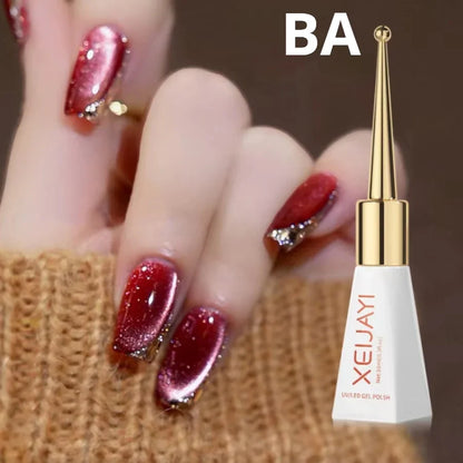 sengpan Magnetic Gel Purple Color Reflective Glitter Cat Eye Gel Polish 자석젤  Semi-permanent Nail Polish UV Venalisa for Manicure