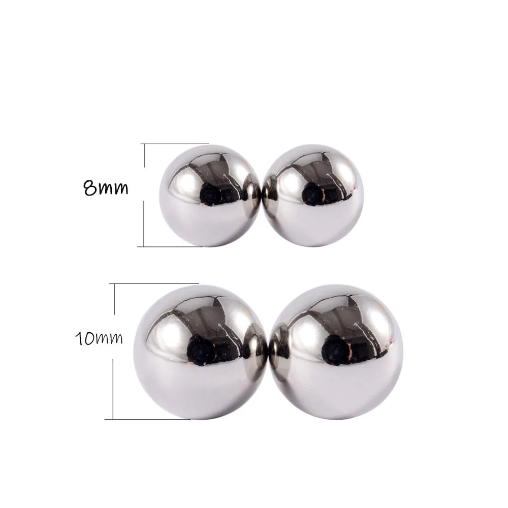 sengpan Fake Piercing Strong Magnetic Nipple Rings Orb Sexy Toys for Couple Magnet Nipple Piercing BDSM Link Clamps Clitoris Bondage