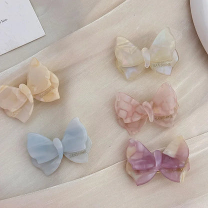 sengpan Mini korean hair accessories for girls women pins and clips butterfly bow Crab popular trendy leading fashion cute kawaii sweets