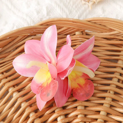 sengpan Bohemia Canna Flowers Samll Hair Clips Hawaii Bridal Flowers Hair Clips Hairpins Barrette For Wedding Hair Accessories