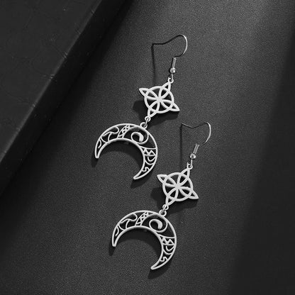 sengpan Retro Goth Bat Zircon Earrings Suitable for Personality Men and Women Punk Rock Hip Hop Earrings Halloween Accessories