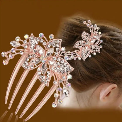 sengpan Women Bridal Rhinestone Hair Combs Clips Wedding Hair Accessories Hair Pin Bride Barrette Hair Tiara Jewelry Accessories