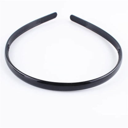 sengpan Black Metal Wavy Headband Men Women's Hair Band Head Hoops Bands Headwear Sport Headbands Hairband Bangs Holder Hair Accessories