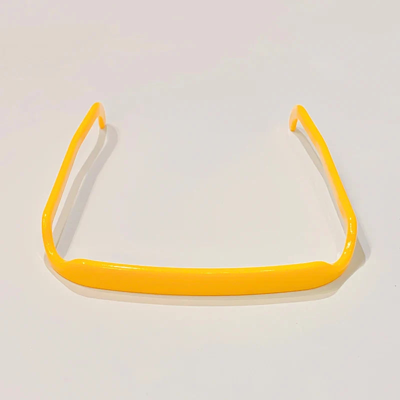 Lianfudai New Sunglasses Frame Shape Plastic Hairband For Women Elegant Solid Headband Hair Decorate Hair Hoop Fashion Hair Accessories