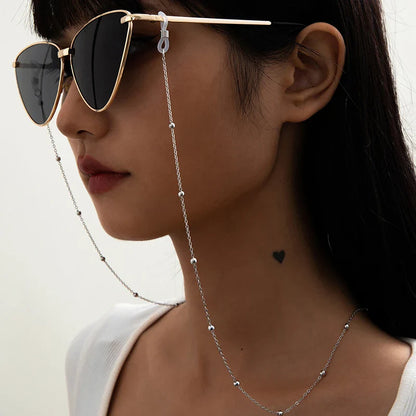 Lianfudai Sunglasses Masking Chains For Women Acrylic Pearl Crystal Eyeglasses Chains Lanyard Glass New Fashion Jewelry Wholesale