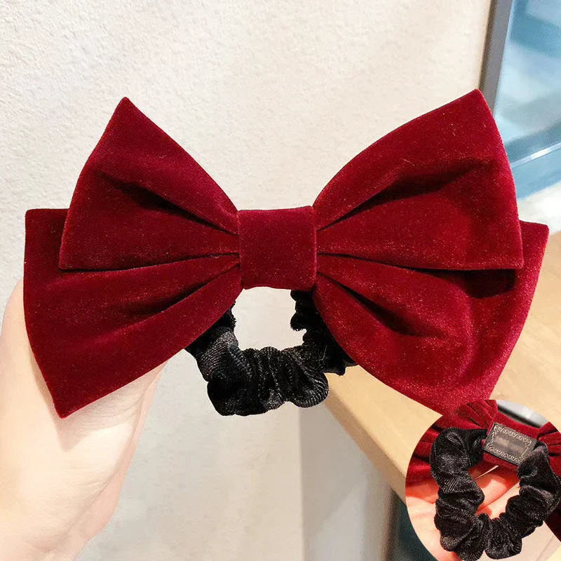 sengpan Oversized Bow Hair Accessories Fashion Satin Ribbon Hairpins Big Bow Hairpins Women Girls Satin Ladies Hairpins Cute