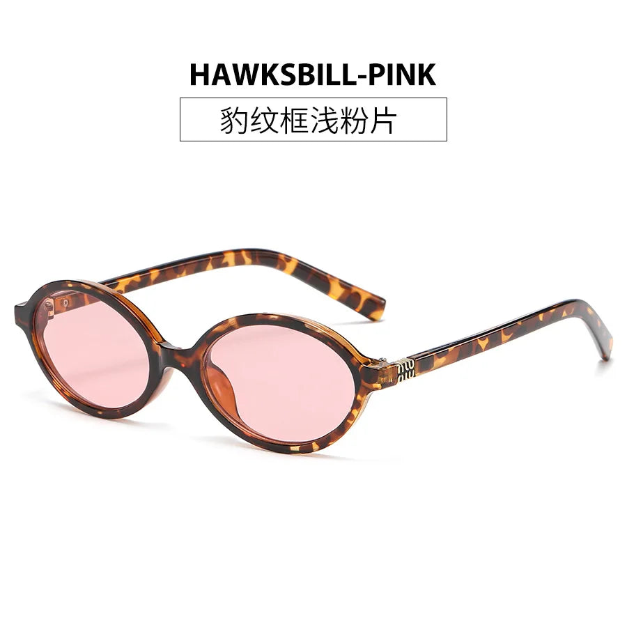 sengpan Vintage Retro Style Sunglasses Woman Oval Shape UV400 Protection Women Glasses European American Style Male Female Sun Glass