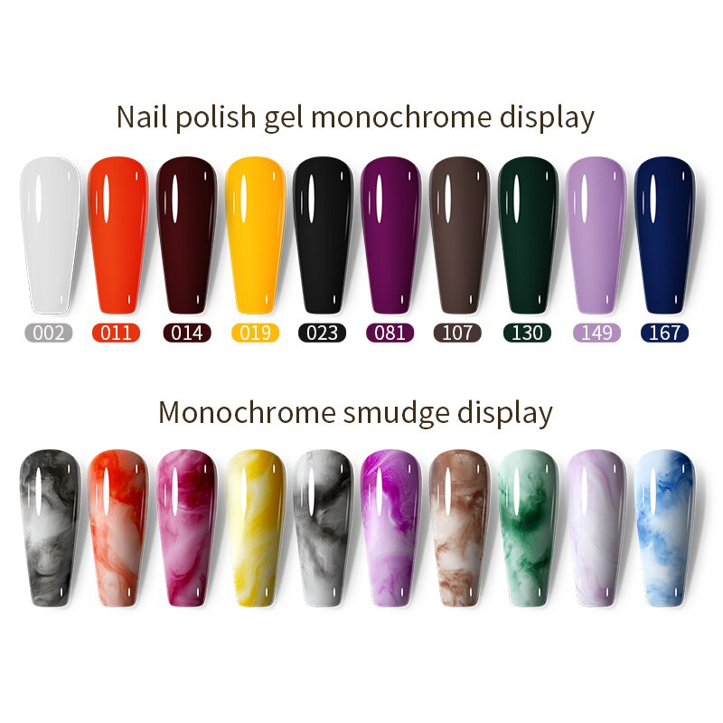 sengpan Blossoming Gel Nail Polish 15ml Clear Watercolor Transparent Nail Art Design Soak Off UV LED All For Manicure Gel