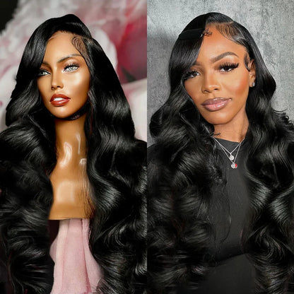 sengpan 250% 13x6 HD Transparent Body Wave Lace Frontal Wig Brazilian Water Wave Ready To Wear 5x5 Lace Closure Glueless Wigs For Women