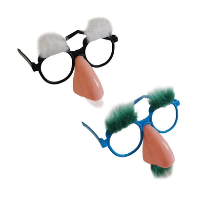 sengpan Disguise Glasses with Funny Nose with Eyebrows and Mustache Perfect Party Favors for Costume Halloween Birthday Parties