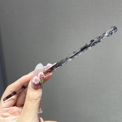 sengpan New Chinese Style Wash Painting Hair Sticks Vintage Chopstick Hairpin Women Hair Clip Pin Headwear Headdress Jewelry Accessories