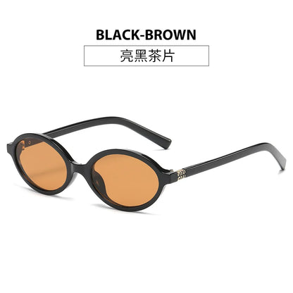 sengpan Vintage Retro Style Sunglasses Woman Oval Shape UV400 Protection Women Glasses European American Style Male Female Sun Glass