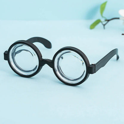 sengpan Round Shape Glasses Funny Halloween Eyewear Props Cosplay Costumes Party Decor Accessories Kids Teens Party Favors Gift