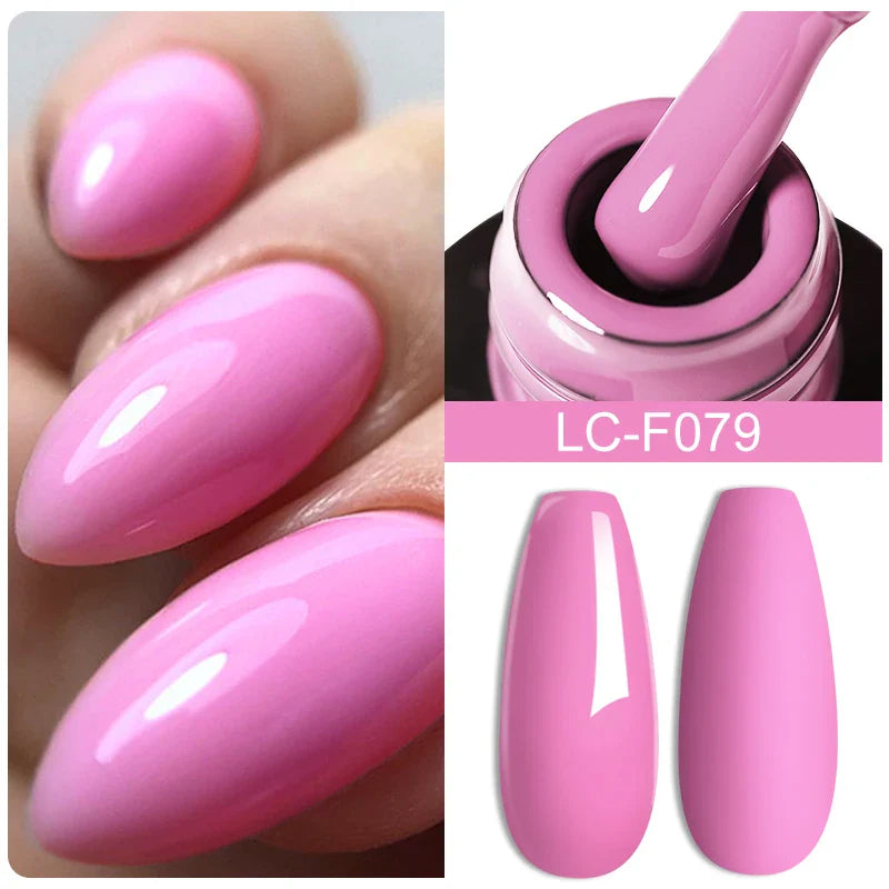 sengpan 8ML Clear Non Stick Hand Solid Extension Nail Gel Polish Carving Flower Nail Art Construction UV Gel Acrylic Varnishes