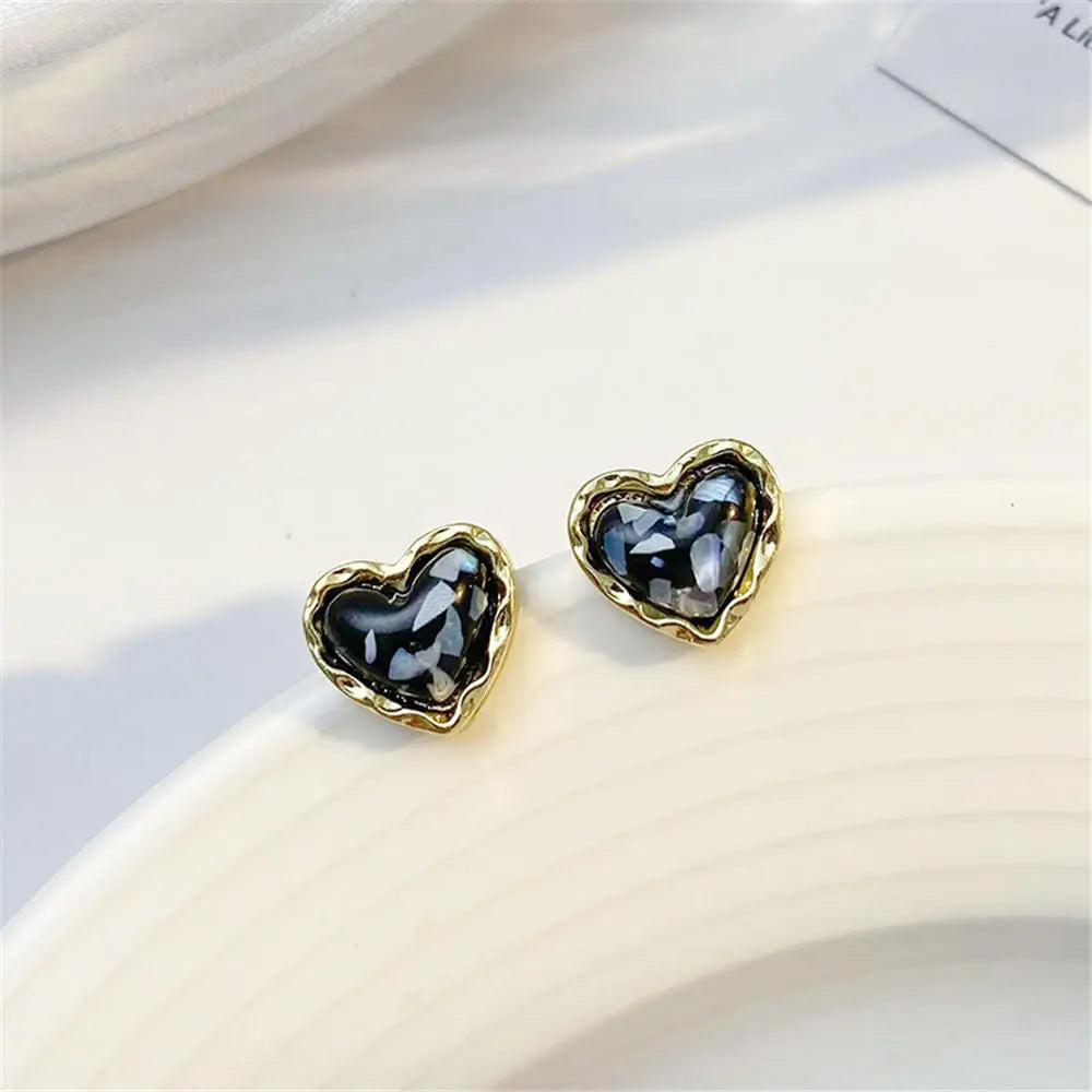 sengpan Korean Flower Shape Stud Earrings Women Personality Fashion Unique Niche Design Earrings Luxury Wedding Jewelry Birthday Gift