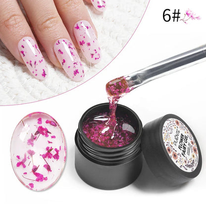 sengpan Sparkling Summer Glitter Sequins Gel Nail Polish 5ML Cream Puff Gel Soak Off UV Nail Gel Semi-permanent Varnish For Manicure