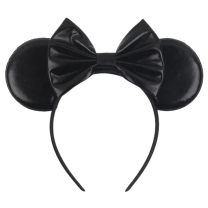 Lianfudai 2024 Nieuwe Disney Mouse Ears Headband  Hoofdband Bat Pompoen Lovertjes Strik Halloween Festival Feest Cosplay Haaraccessoires