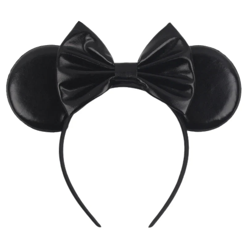 sengpan 2024 Nieuwe Disney Mouse Ears Headband  Hoofdband Bat Pompoen Lovertjes Strik Halloween Festival Feest Cosplay Haaraccessoires