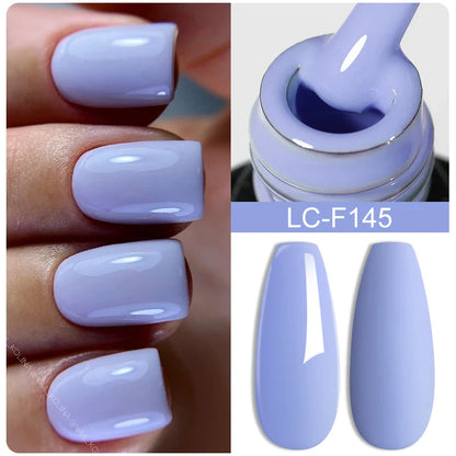 sengpan 8ML Clear Non Stick Hand Solid Extension Nail Gel Polish Carving Flower Nail Art Construction UV Gel Acrylic Varnishes