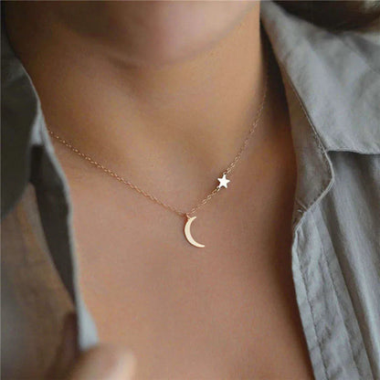 sengpan New Golden Silver Color Small Heart Necklaces Bijoux For Women Collars Fashion Jewelry Collarbone Pendant Necklace NA219