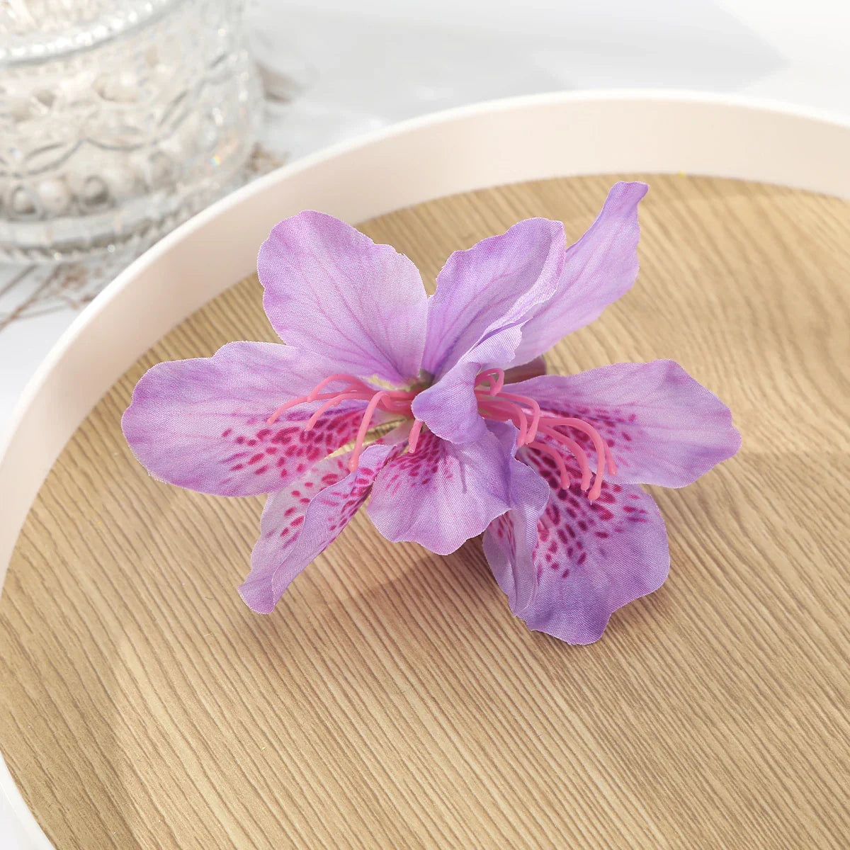 sengpan Bohemia Canna Flowers Samll Hair Clips Hawaii Bridal Flowers Hair Clips Hairpins Barrette For Wedding Hair Accessories