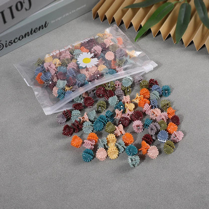 sengpan 50Pcs Small Hair Claw Clip Korean Fashion Mini Hair Clips Butterfly Flower Heart Multi-Shape Girls Clips Kids Hair Accessories