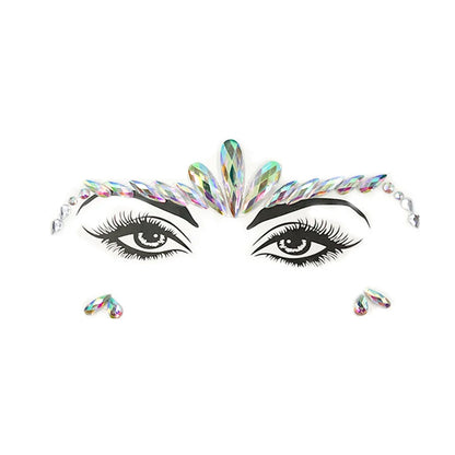 sengpan Rhinestones for Face Glitter for Face Stickers on Face Temporary Tattoos for Women Temporary Tattoos Fake Tattoo Tattoo Sticker