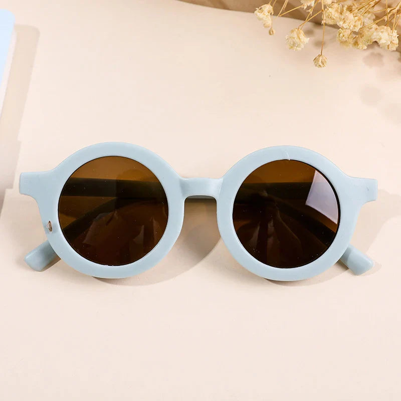 sengpan 12 Colors Fashion Cute Round Frame Sunglasses UV400 For Kids Baby Boys Girls Children Lovely Sun Glasses Sun Shade Eyewear