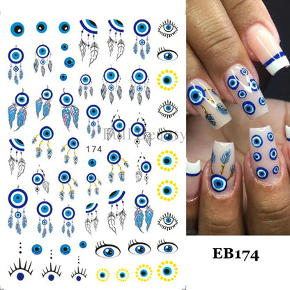 sengpan 5D Embossed Halloween Nail Stickers Skull Chams Spooky Flower Ghost Nail Decals Spider Web Skeleton Sliders for Manicure NTJI-5D