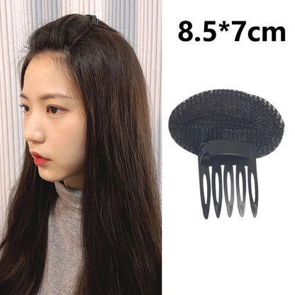 sengpan Puff Hair Head Cushion Invisible Fluffy Hair Clip Pad Sponge Pins Bun Bump Volume Hair Base for Women Girls Hair Accessory