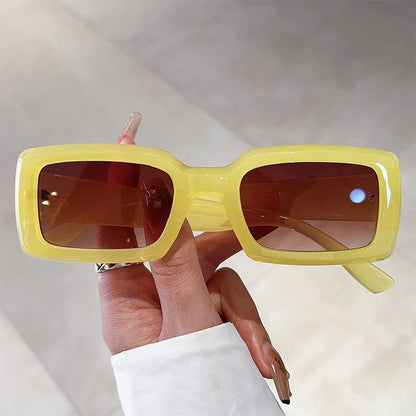 sengpan Retro Rectangle Sunglasses Women Fashion Square Gradient Candy Color Shades Sun Glasses Brand Design UV400 Female Eyewear