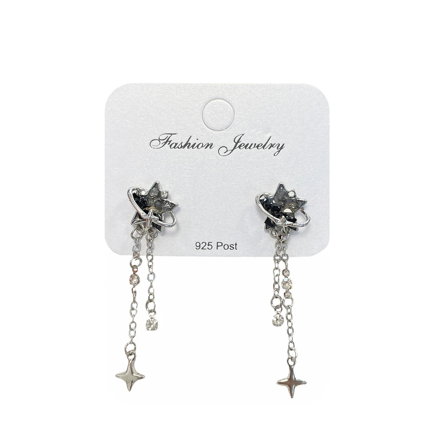 sengpan New Kpop Goth Punk Vintage Star Pendant Earrings For Women Men Hip Hop Y2K Grunge Aesthetic Scene 2000s EMO Jewelry Accessories