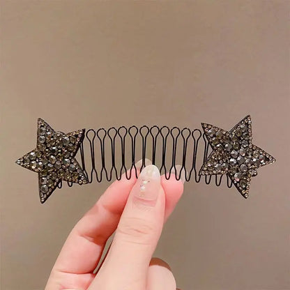 sengpan Camellia Hair Comb Invisible Bangs Hair Clip Tidy Artifact Hair pin Girls Hairpin Women Tools Fixed Inser Comb Hair Accessories