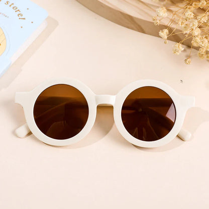 sengpan 12 Colors Fashion Cute Round Frame Sunglasses UV400 For Kids Baby Boys Girls Children Lovely Sun Glasses Sun Shade Eyewear